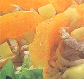 Салат с апельсинами